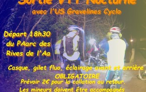 Sortie VTT Nocturne