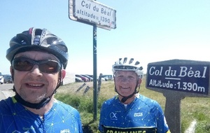 Benoît et Jacques au Col du Béal - Juin 2021