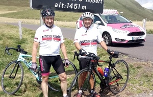 Benoît et Jacques au Col de la Croix St Robert - Juillet 2021