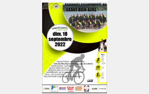 Randonnée Cyclo du géant Bien-Aimé