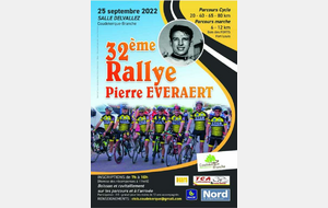 32 ème Rallye Pierre Everaert