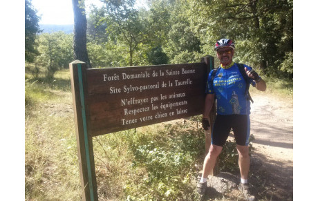 Vtt à Sainte Baune
