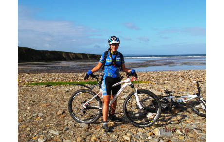 Le maillot de l'USG Cyclo dans le finistère