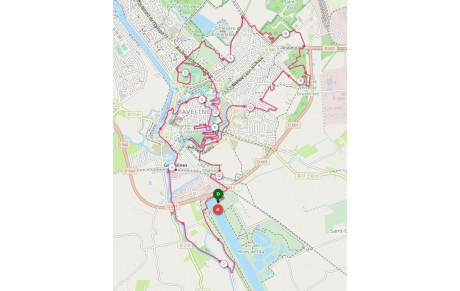 Présentation du parcours 25kms VTT